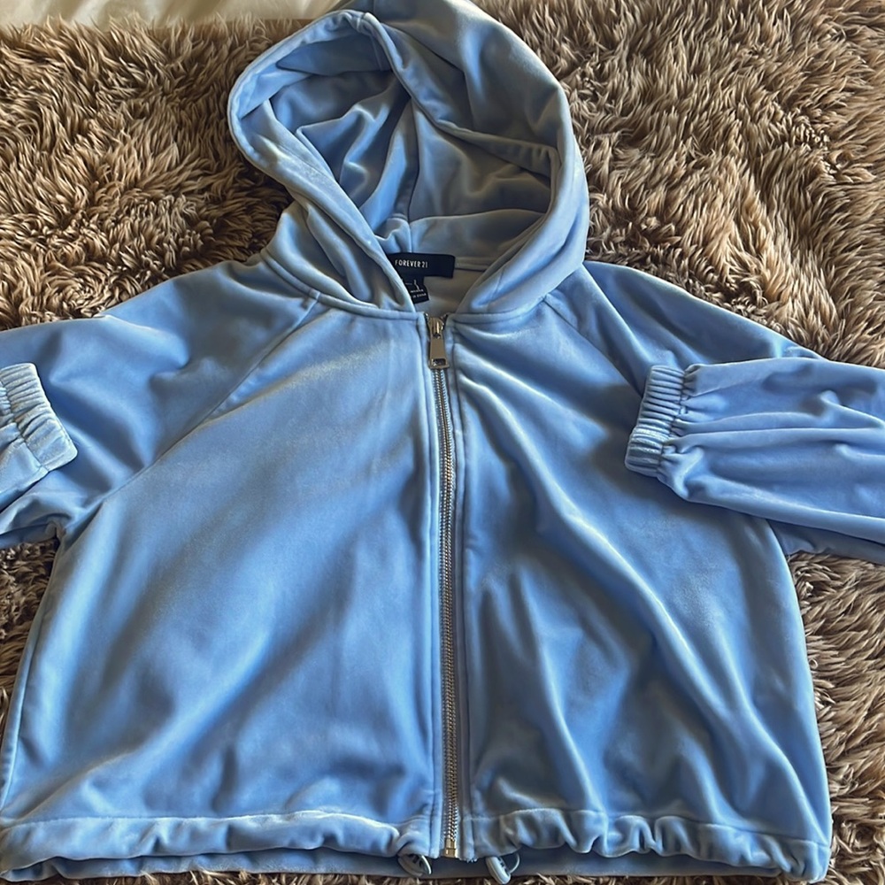 Blue Velvet Sweatshirt